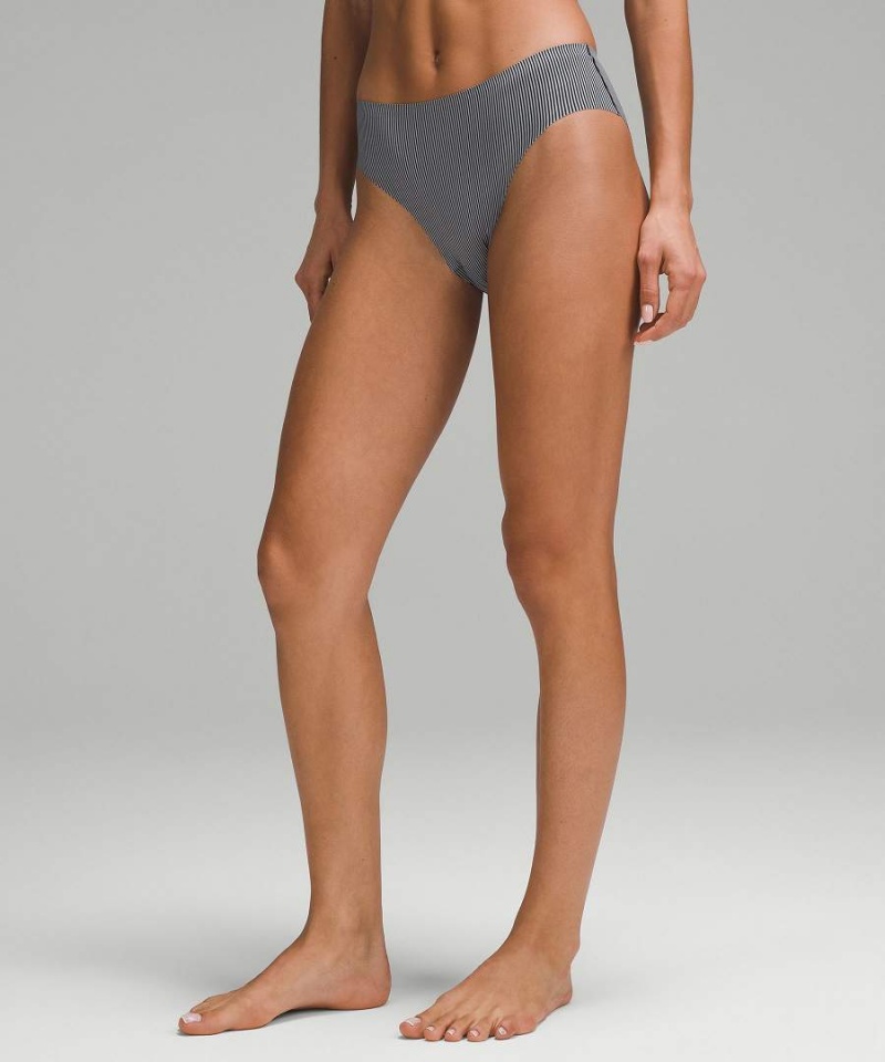 Lululemon InvisiWear Mid-Rise Bikini 5 Pack Underkläder Dam Ljusröda Silver Grå Svarta Svarta Svarta Sverige | WVHXLY786