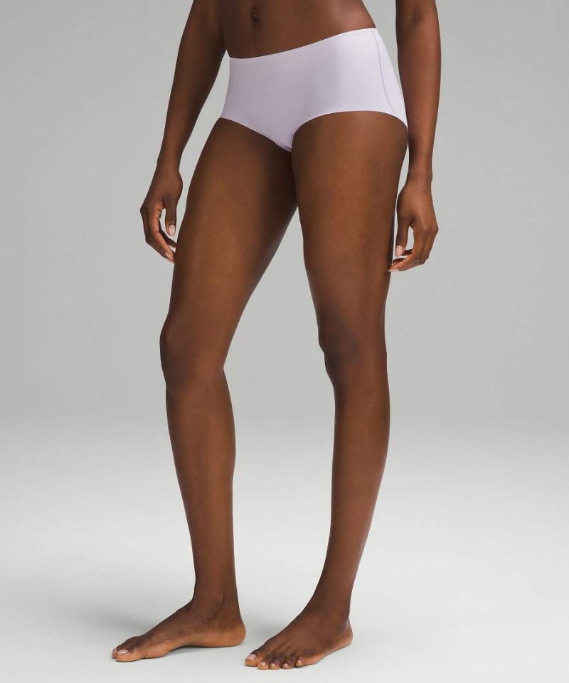 Lululemon InvisiWear Mid-Rise Boyshort 3 Pack Underkläder Dam Svarta Sverige | MDTHWG152