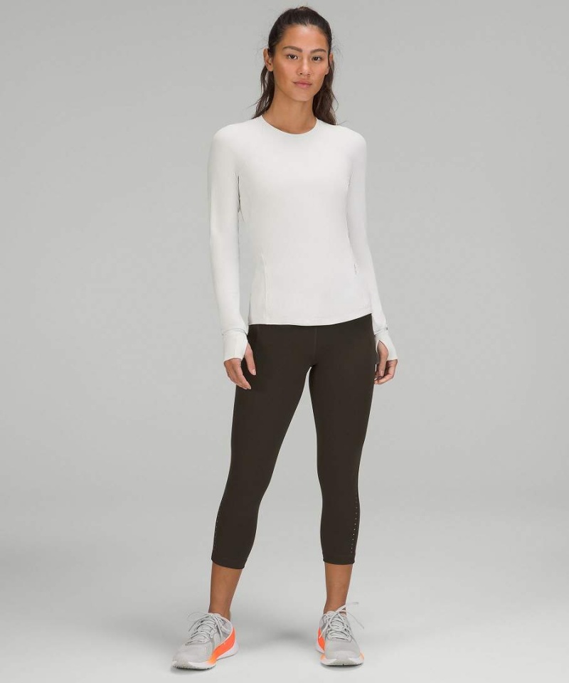 Lululemon It's Rulu Räfflad Långärmad Tröja Dam Vita Sverige | EPVRYW968
