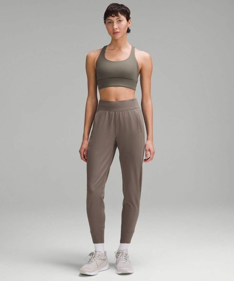 Lululemon It's Rulu Run Fleece High-Rise Full Length Joggingbyxor Dam Grå Sverige | JCXQYD836