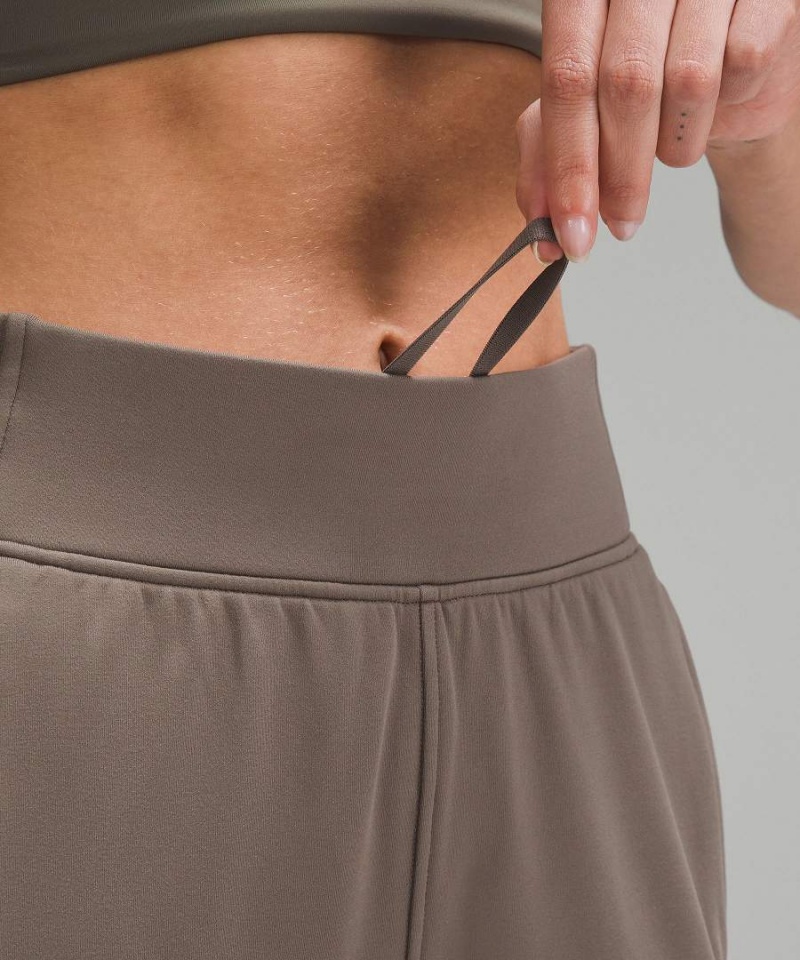 Lululemon It's Rulu Run Fleece High-Rise Full Length Joggingbyxor Dam Grå Sverige | JCXQYD836