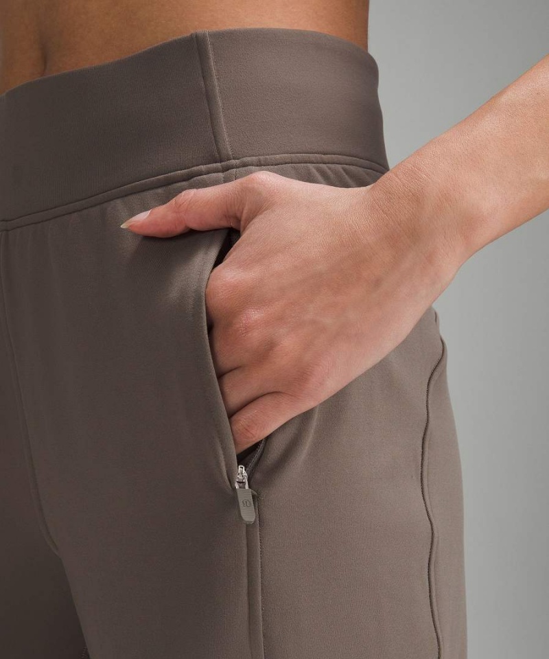 Lululemon It's Rulu Run Fleece High-Rise Full Length Joggingbyxor Dam Grå Sverige | JCXQYD836