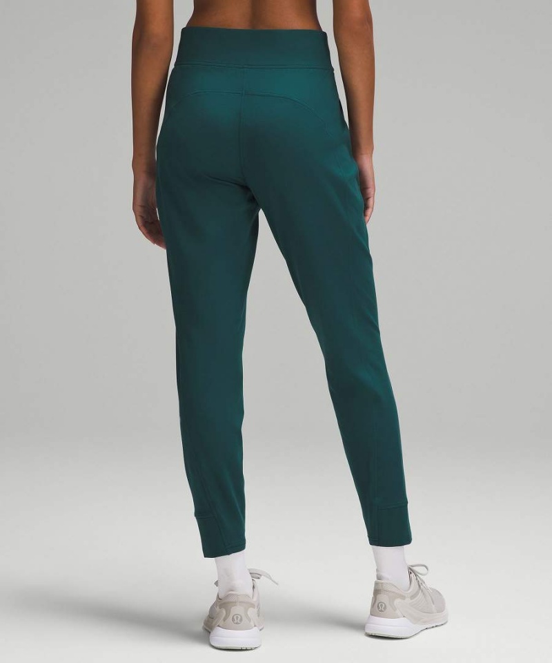 Lululemon It's Rulu Run Fleece High-Rise Full Length Joggingbyxor Dam Turkos Sverige | GVTAIY154