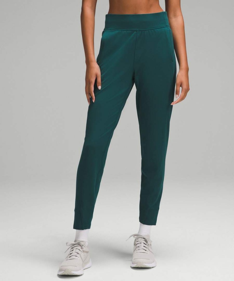 Lululemon It\'s Rulu Run Fleece High-Rise Full Length Joggingbyxor Dam Turkos Sverige | GVTAIY154