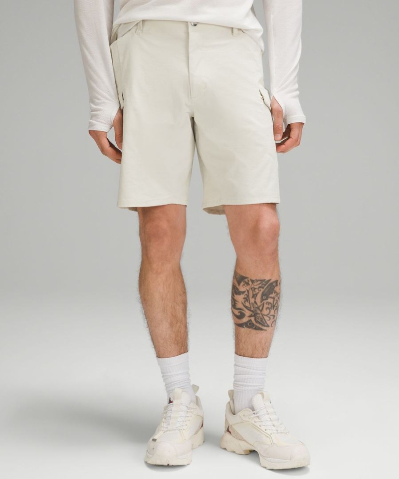 Lululemon Klassiska-Fit 9 Vandring Cargo Shorts Herr Beige Sverige | AINVEW057