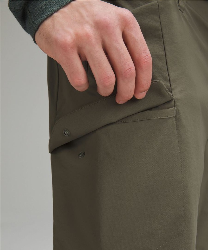 Lululemon Klassiska-Fit 9 Vandring Cargo Shorts Herr Gröna Sverige | NRFMWQ351