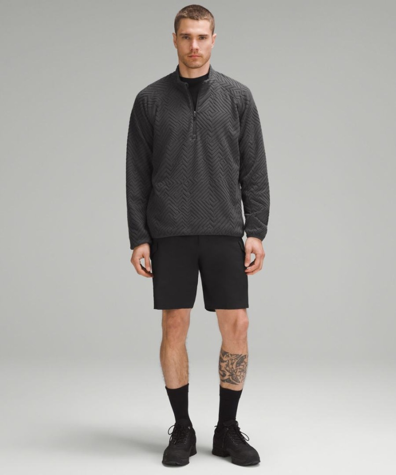 Lululemon Klassiska-Fit 9 Vandring Cargo Shorts Herr Svarta Sverige | MJHRKU813