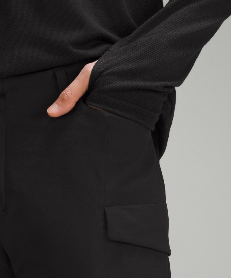 Lululemon Klassiska-Fit 9 Vandring Cargo Shorts Herr Svarta Sverige | MJHRKU813