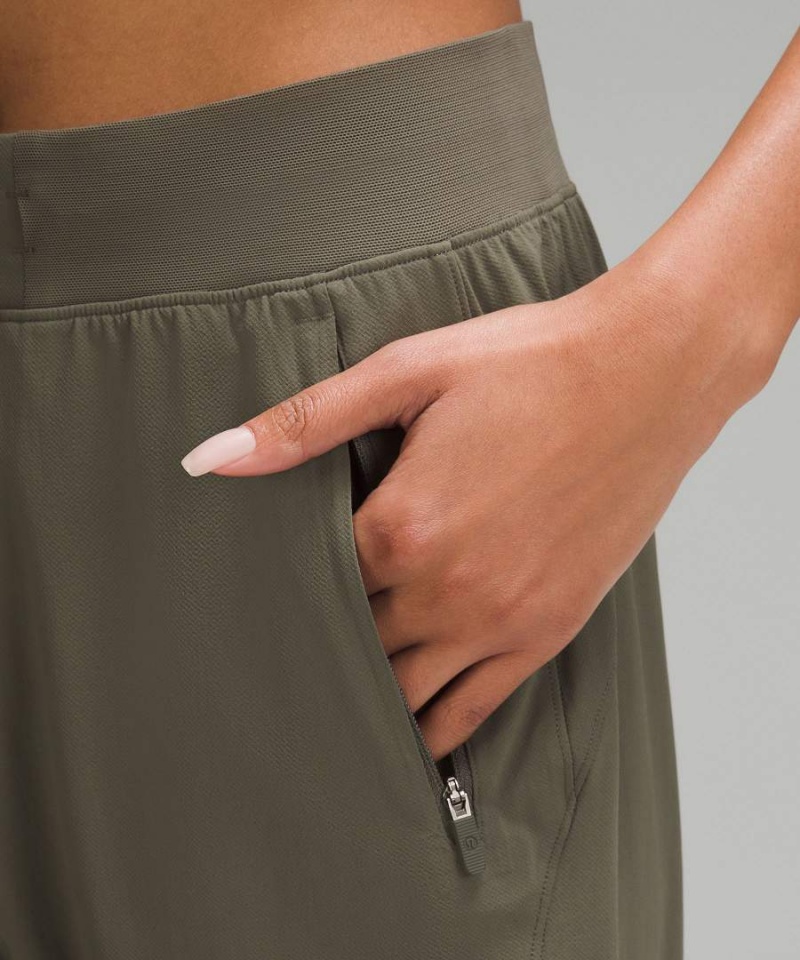 Lululemon License to Train High-Rise Joggingbyxor Dam Mörkgröna Sverige | RSJYGF245