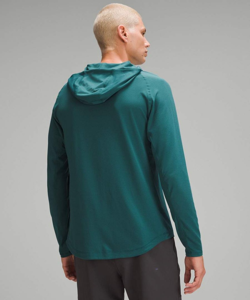 Lululemon License to Train Hoodie Herr Turkos Sverige | QMKSPL379