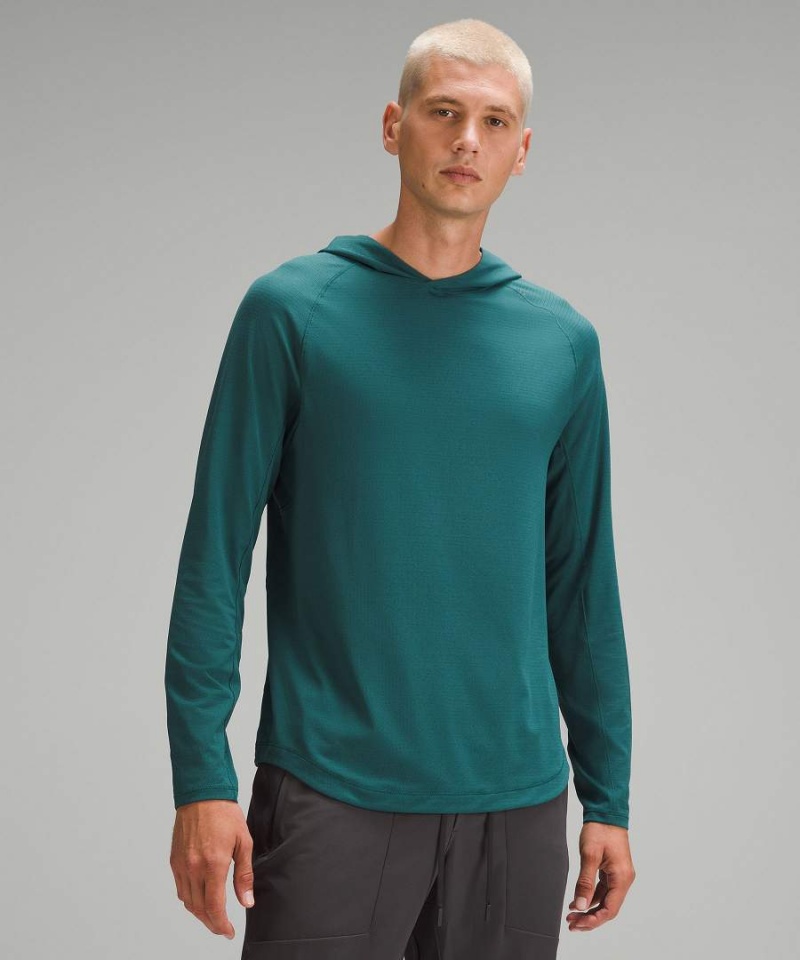 Lululemon License to Train Hoodie Herr Turkos Sverige | QMKSPL379