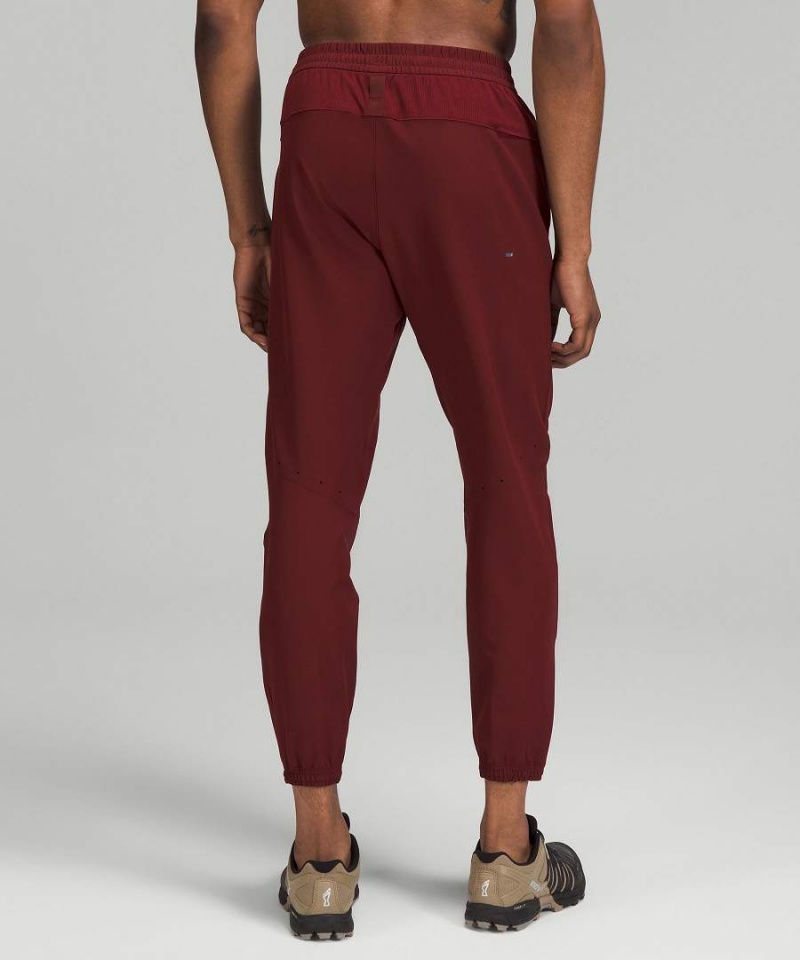 Lululemon License to Train Joggingbyxor Herr Röda Vinröda Sverige | UQTGJC214