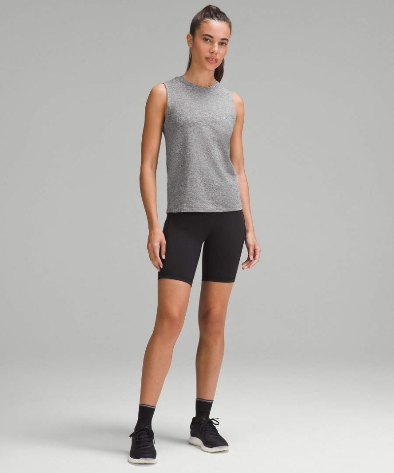 Lululemon License to Train Klassiska-Fit Linne Dam Svarta Sverige | QKTJAN647