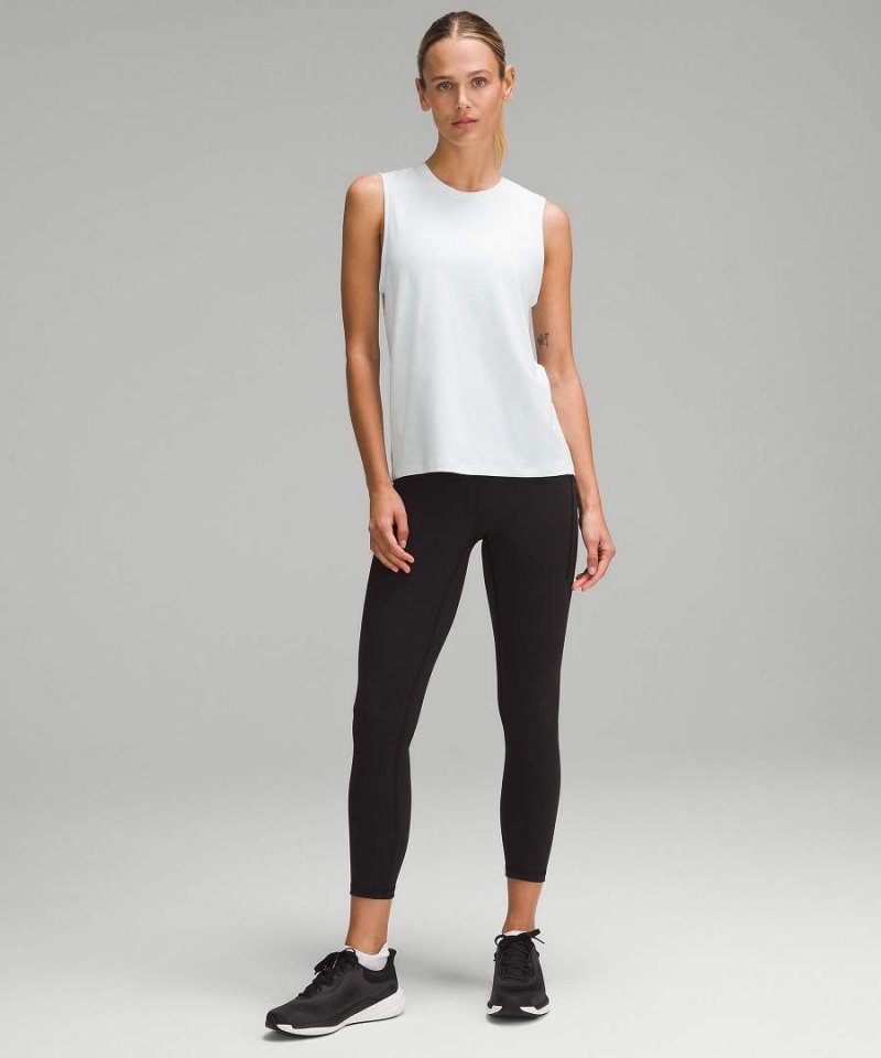 Lululemon License to Train Klassiska-Fit Linne Dam Blå Sverige | AOIYWX325