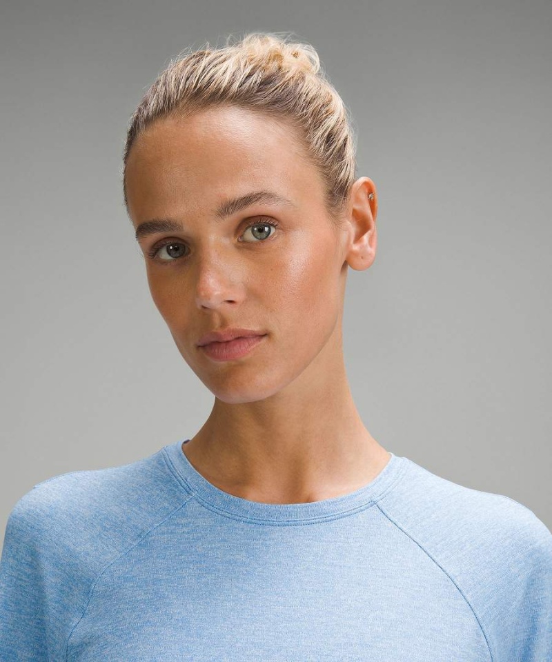 Lululemon License to Train Klassiska-Fit Långärmad Tröja Dam Blå Sverige | HUQZTE674