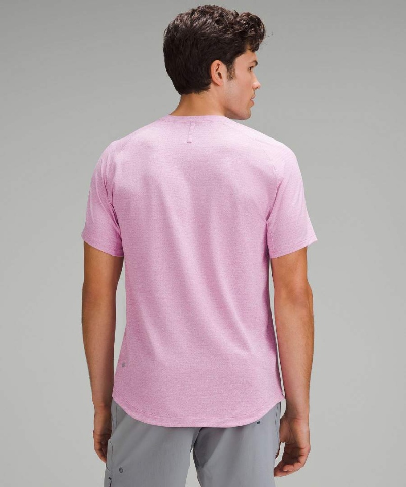 Lululemon License to Train Korta-Sleeve T-shirt Herr Lila Sverige | RIGJDX062