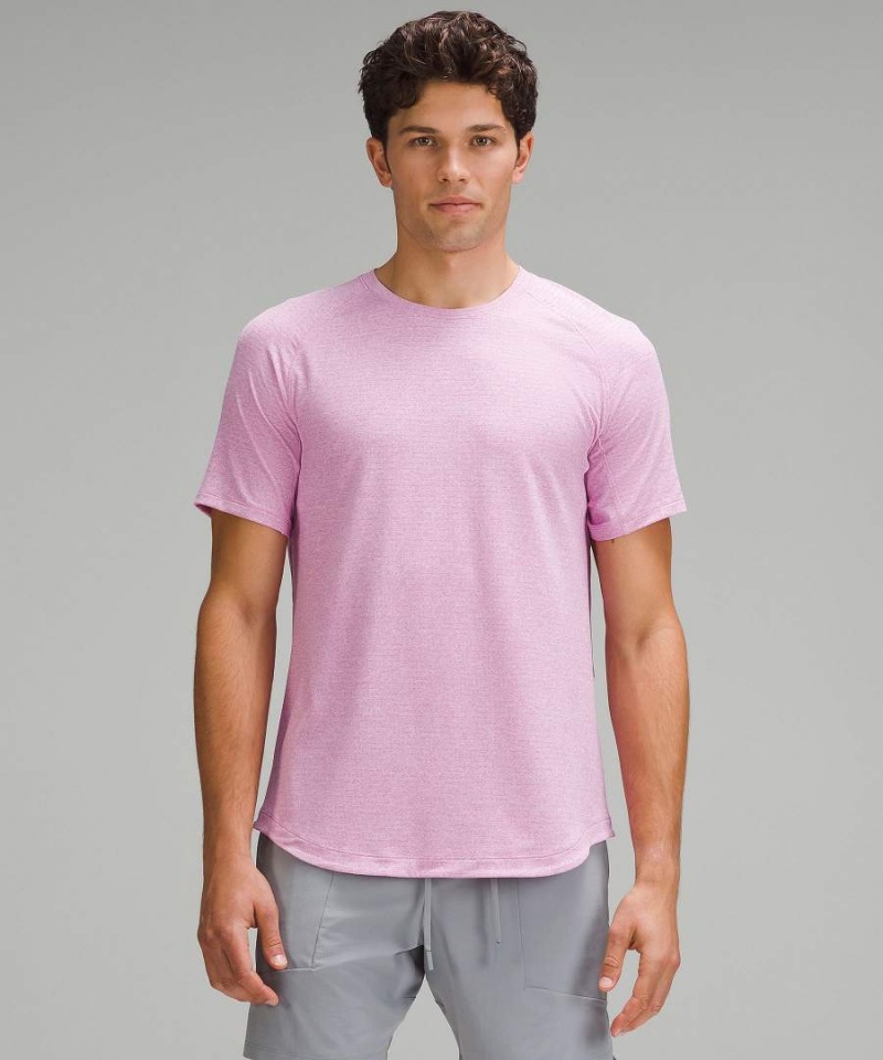 Lululemon License to Train Korta-Sleeve T-shirt Herr Lila Sverige | RIGJDX062