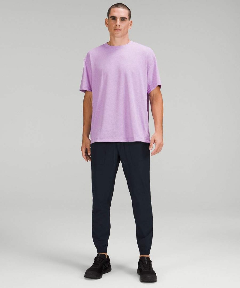 Lululemon License to Train Shorter Joggingbyxor Herr Marinblå Sverige | LKSDXI437