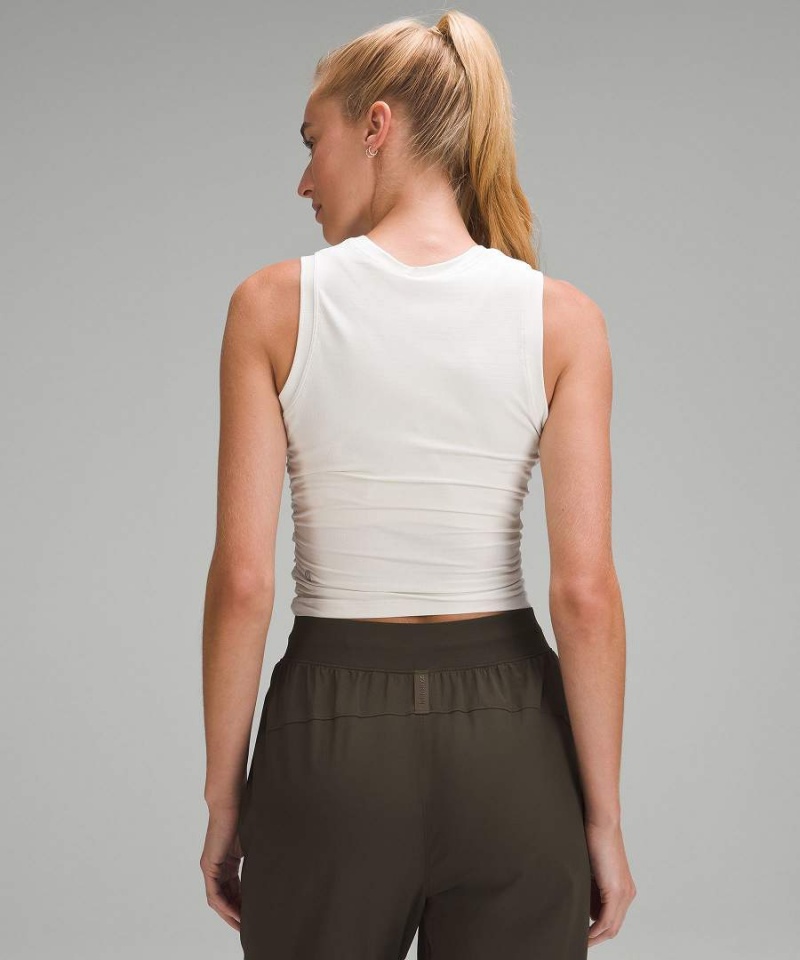 Lululemon License to Train Tight-Fit Linne Dam Beige Sverige | AKWPSM196
