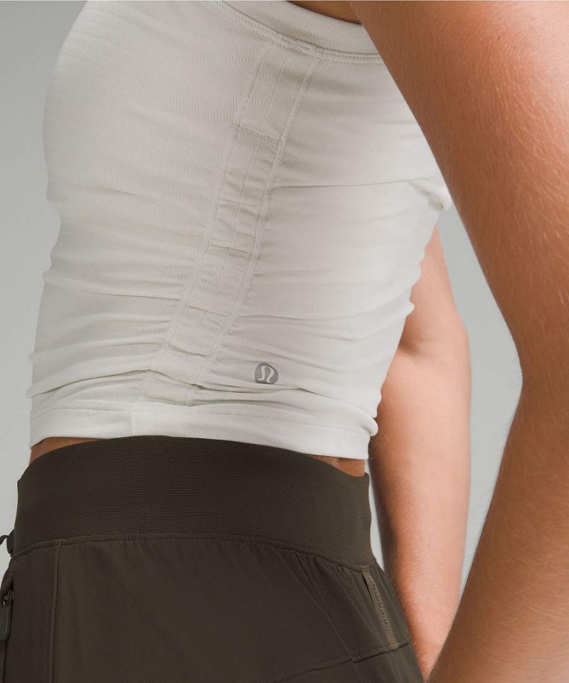 Lululemon License to Train Tight-Fit Linne Dam Beige Sverige | AKWPSM196