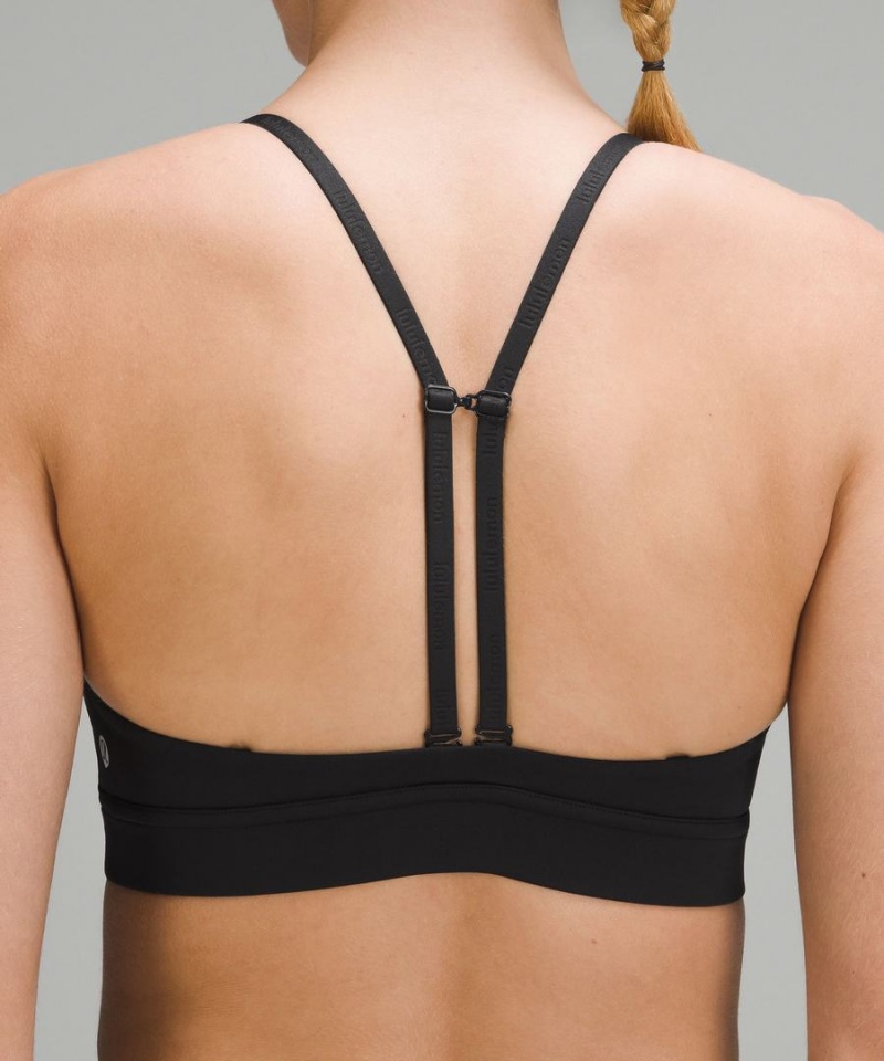 Lululemon License to Train Triangle Bra Light Support, A/B Cup Sport BH Dam Svarta Sverige | HTLIDA285