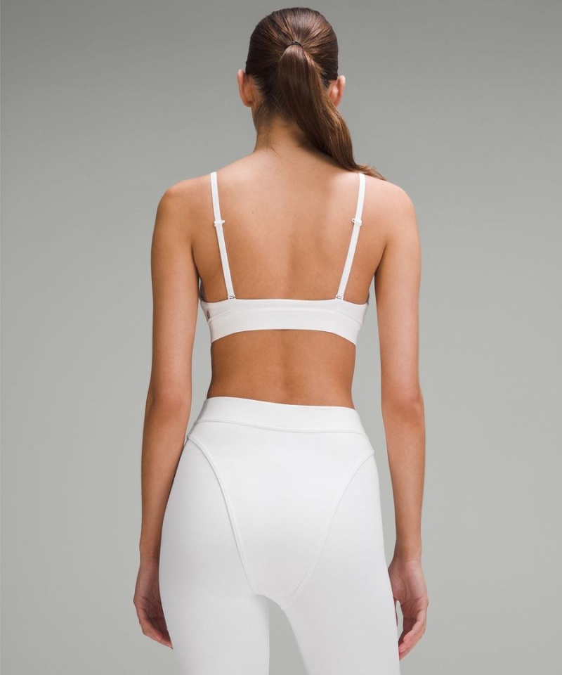 Lululemon License to Train Triangle Bra Light Support, A/B Cup Tryck Sport BH Dam Vita Sverige | NZFPWI837
