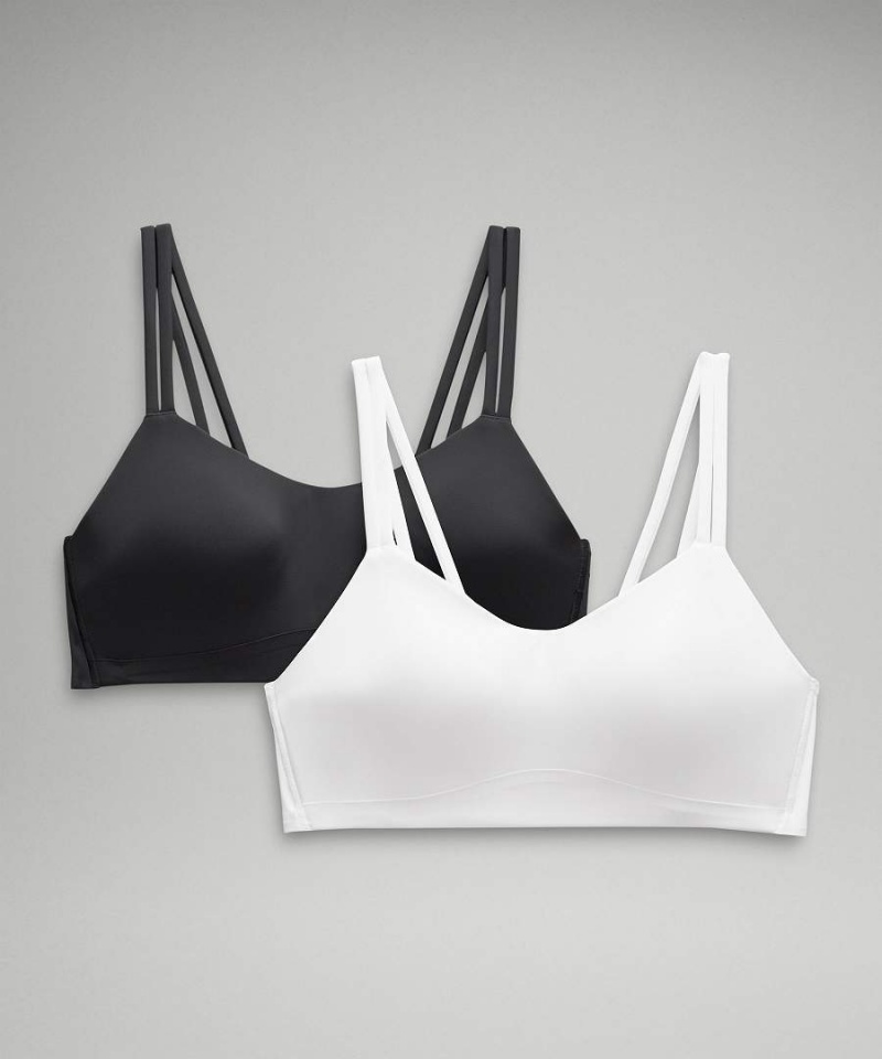 Lululemon Like a Cloud Bra 2 Pack Light Support, B/C Cup Sport BH Dam Svarta Vita Sverige | ZHOEFU254