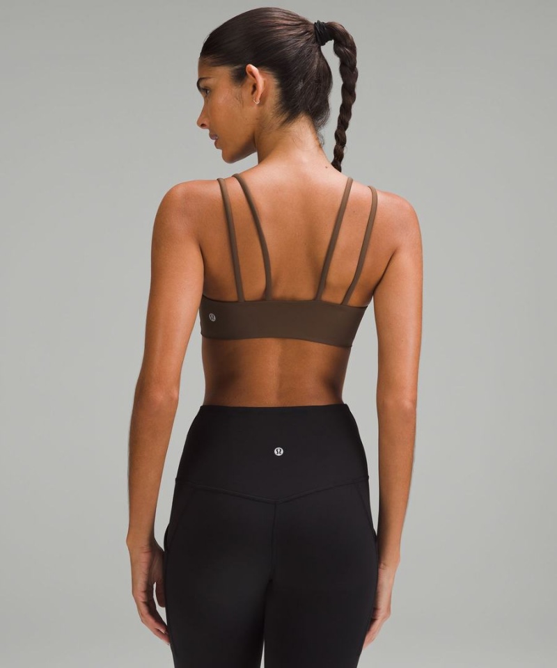 Lululemon Like a Cloud Bra Light Support, B/C Cup Sport BH Dam Choklad Sverige | CIHSKG576