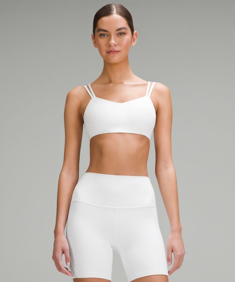 Lululemon Like a Cloud Bra Light Support, B/C Cup Sport BH Dam Vita Sverige | ZTBGXV380