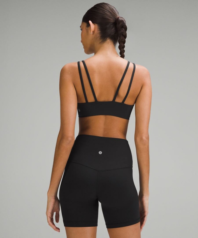 Lululemon Like a Cloud Bra Light Support, B/C Cup Sport BH Dam Svarta Sverige | GTSXAD590