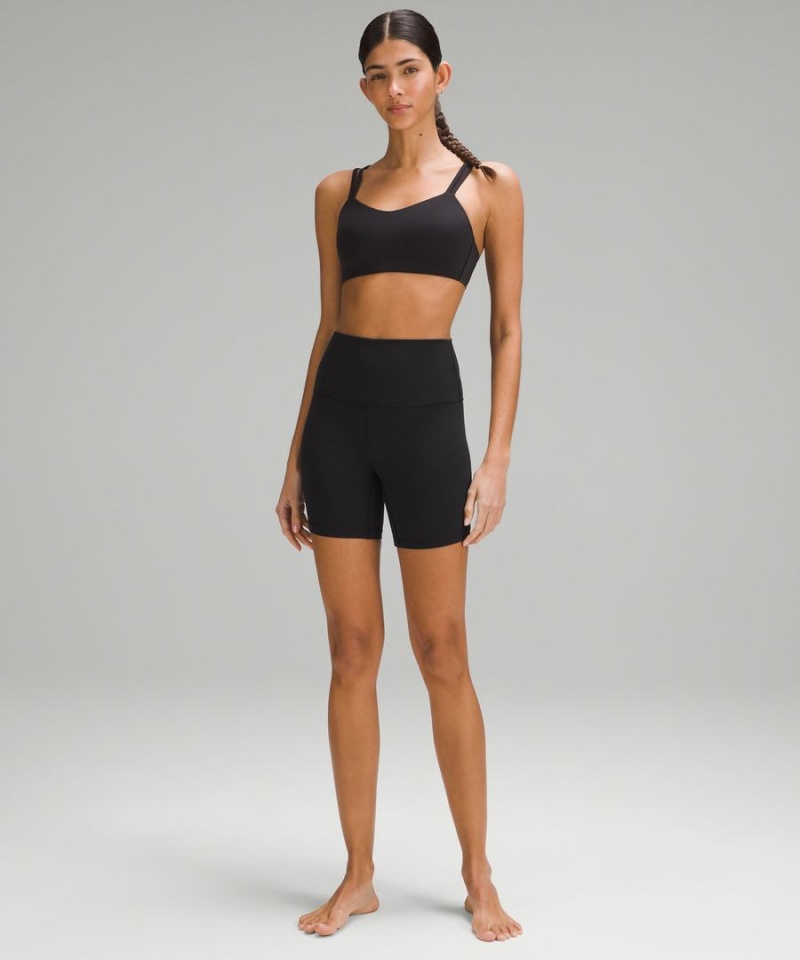 Lululemon Like a Cloud Bra Light Support, B/C Cup Sport BH Dam Svarta Sverige | GTSXAD590