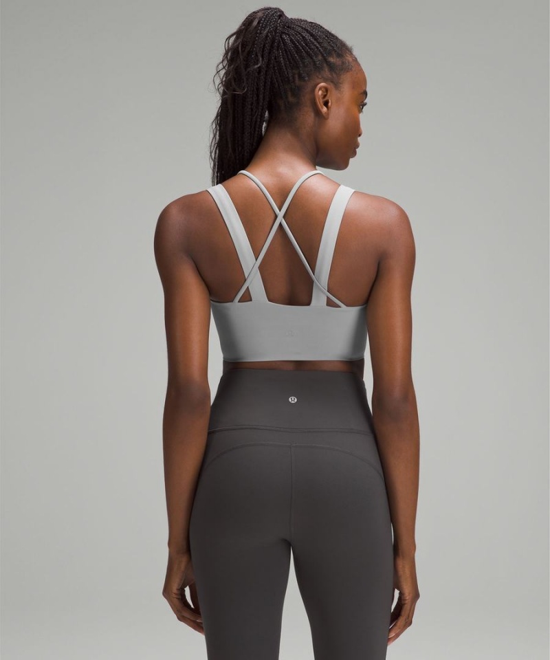 Lululemon Like a Cloud Longline Bra Light Support, D/DD Cup Sport BH Dam Grå Sverige | LAHSQN841