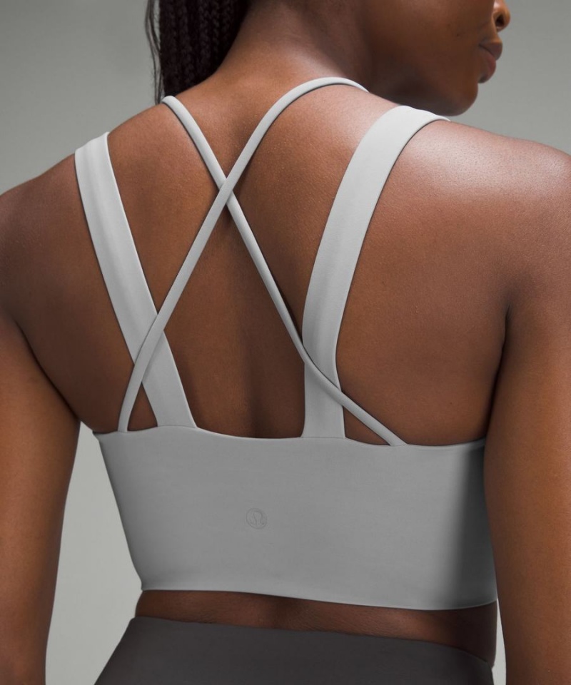 Lululemon Like a Cloud Longline Bra Light Support, D/DD Cup Sport BH Dam Grå Sverige | LAHSQN841