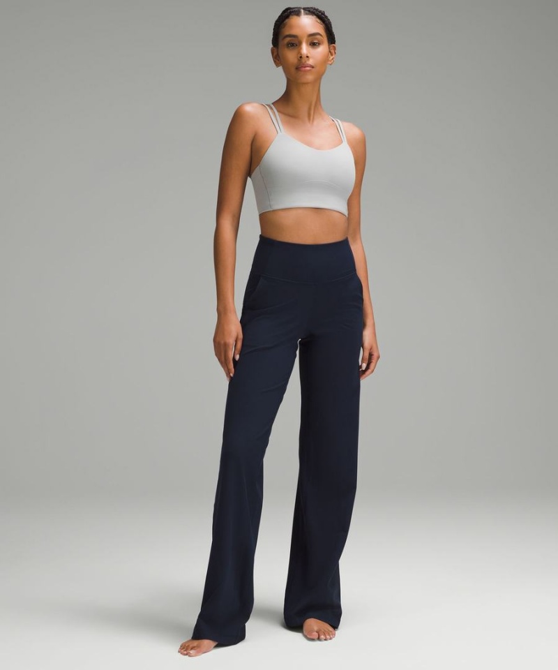 Lululemon Like a Cloud Longline Bra Light Support, B/C Cup Sport BH Dam Silver Sverige | JSUDZI864