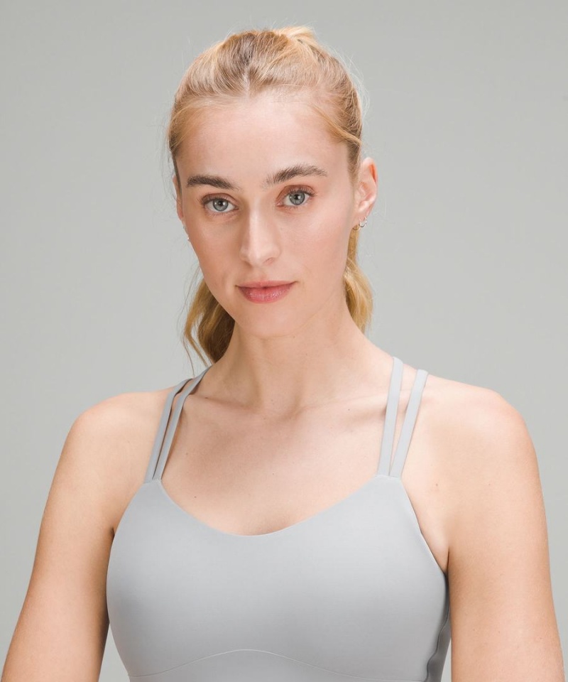 Lululemon Like a Cloud Longline Bra Light Support, B/C Cup Sport BH Dam Grå Sverige | SGANCH239