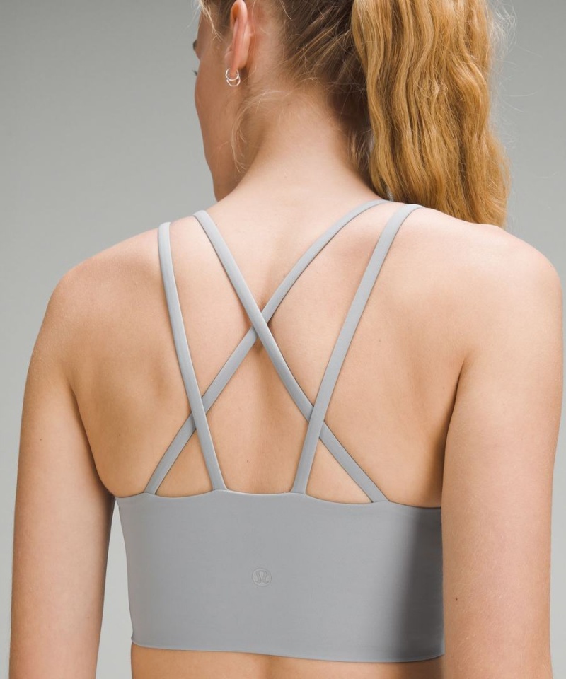 Lululemon Like a Cloud Longline Bra Light Support, B/C Cup Sport BH Dam Grå Sverige | SGANCH239