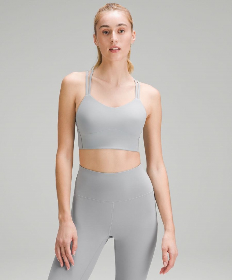Lululemon Like a Cloud Longline Bra Light Support, B/C Cup Sport BH Dam Grå Sverige | SGANCH239