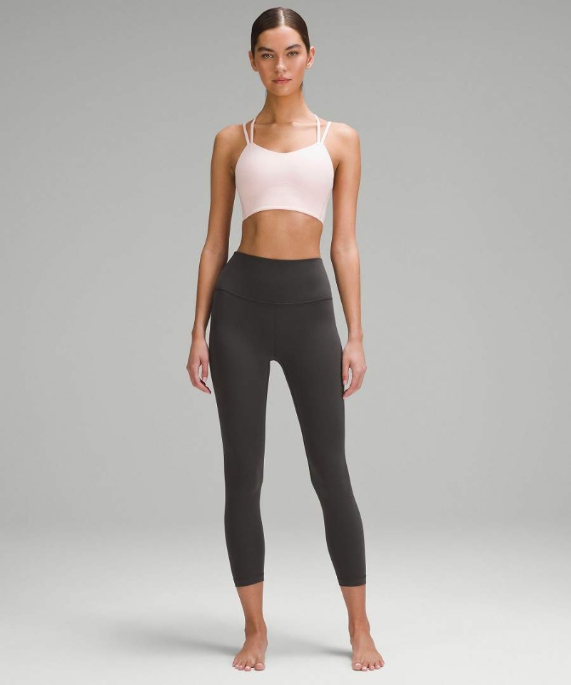 Lululemon Like a Cloud Longline Bra Light Support, B/C Cup Sport BH Dam Ljusröda Sverige | KVRBUL637