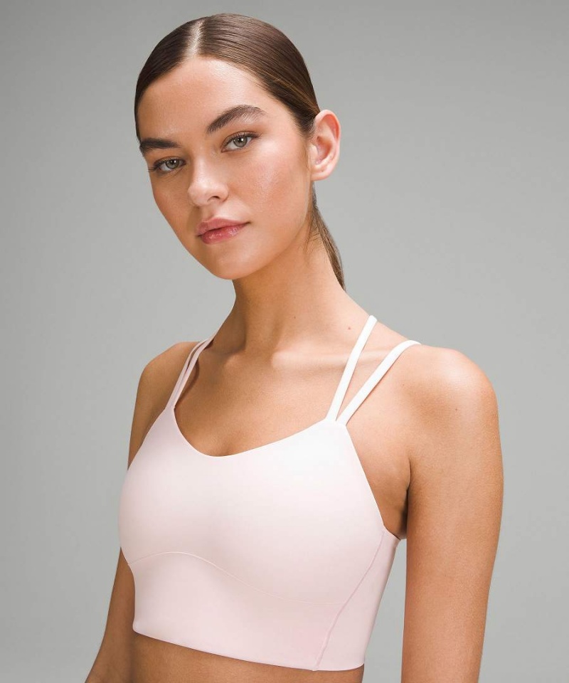 Lululemon Like a Cloud Longline Bra Light Support, B/C Cup Sport BH Dam Ljusröda Sverige | KVRBUL637