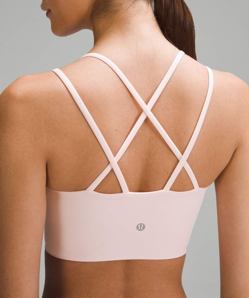 Lululemon Like a Cloud Longline Bra Light Support, B/C Cup Sport BH Dam Ljusröda Sverige | KVRBUL637