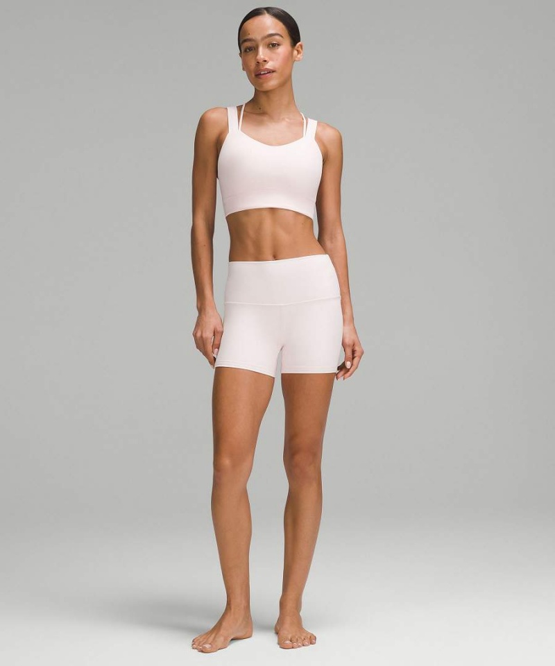 Lululemon Like a Cloud Longline Bra Light Support, D/DD Cup Sport BH Dam Ljusröda Sverige | TJSWAB540
