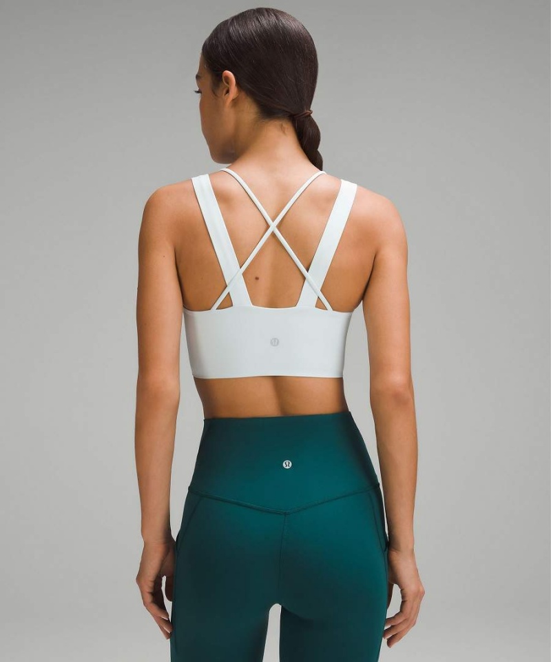 Lululemon Like a Cloud Longline Bra Light Support, D/DD Cup Sport BH Dam Blå Sverige | QPMVGO248