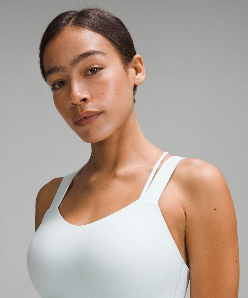 Lululemon Like a Cloud Longline Bra Light Support, D/DD Cup Sport BH Dam Blå Sverige | QPMVGO248