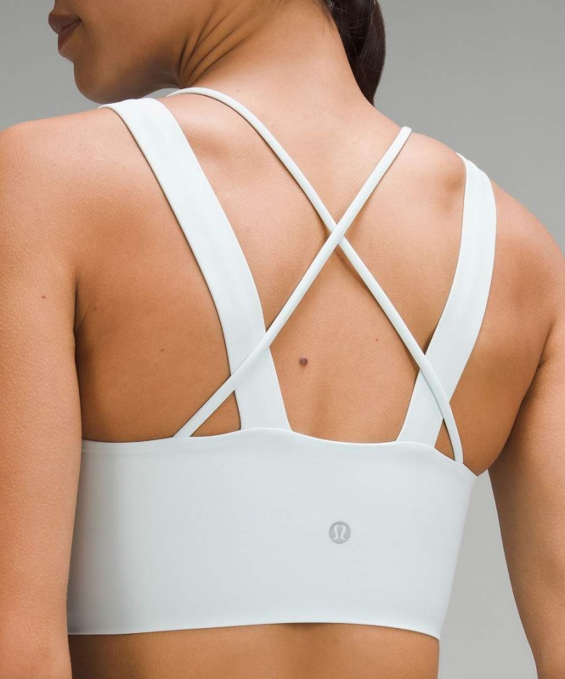 Lululemon Like a Cloud Longline Bra Light Support, D/DD Cup Sport BH Dam Blå Sverige | QPMVGO248