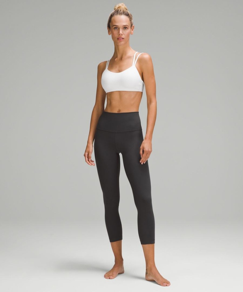 Lululemon Like a Cloud Räfflad Bra Light Support, B/C Cup Sport BH Dam Vita Sverige | JGFHZM378