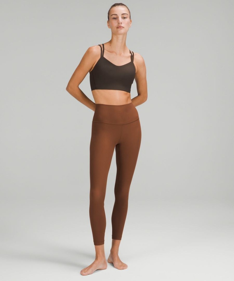 Lululemon Like a Cloud Räfflad Longline Bra Light Support, B/C Cup Sport BH Dam Mörkolivgröna Sverige | VWBMSP023