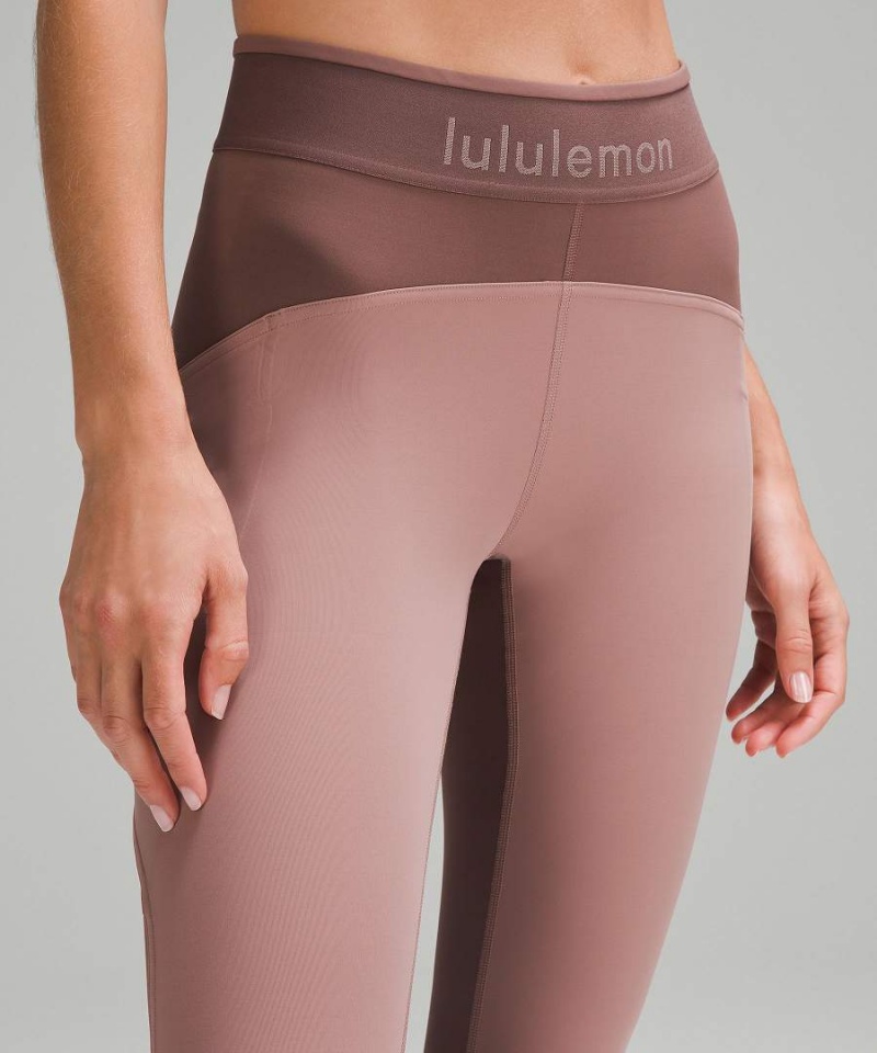 Lululemon Logo Waistband Everlux Tränings Crop 15