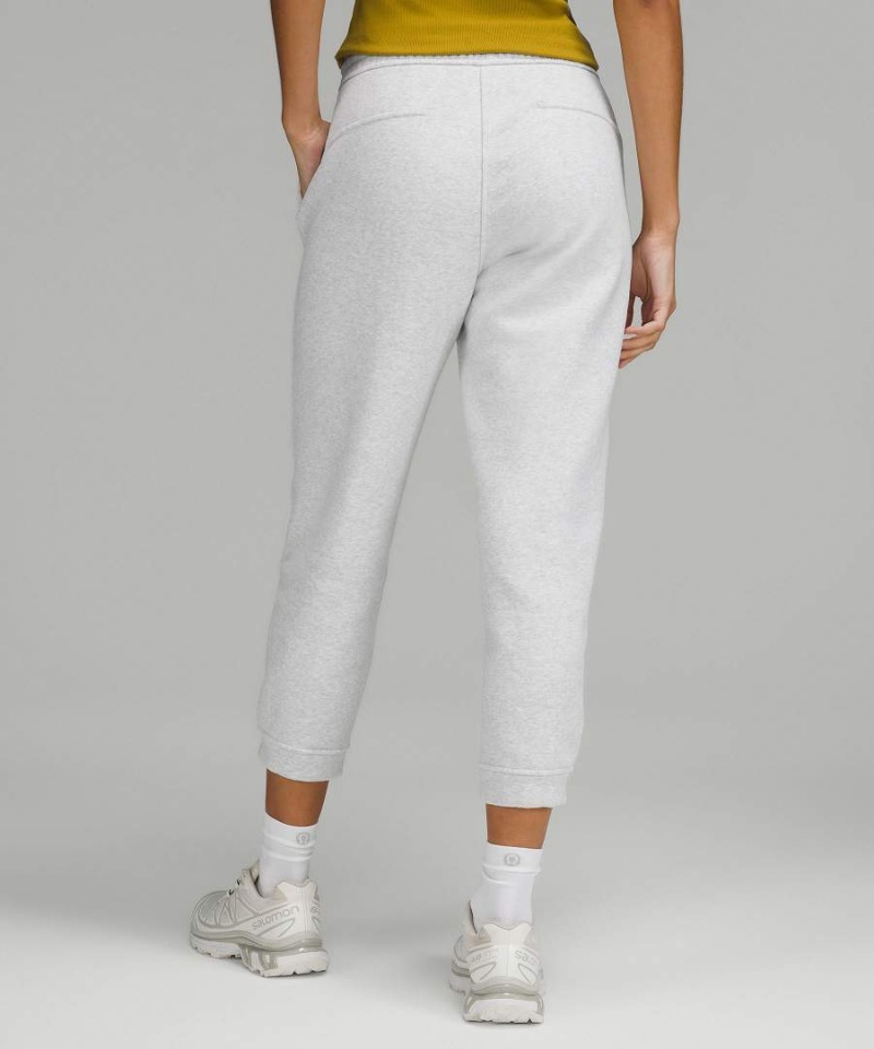 Lululemon Loungeful High-Rise Cropped Joggingbyxor Dam Ljusgrå Sverige | KGXZQA785