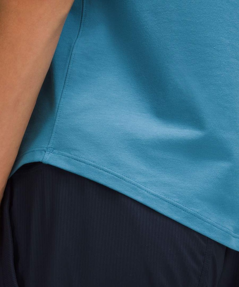 Lululemon Love Curved-Hem Crewneck T-shirt Dam Blå Sverige | YUTGIJ306