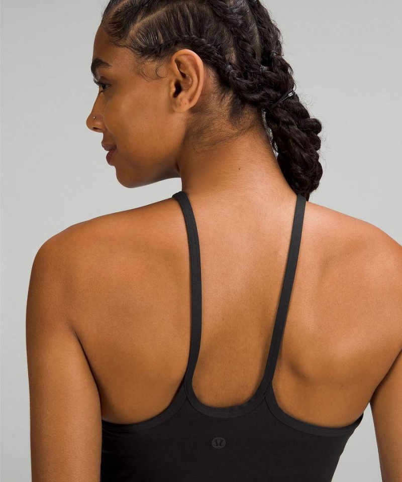 Lululemon Lätta High-Neck Yoga Linne Dam Svarta Sverige | GFQXLN569